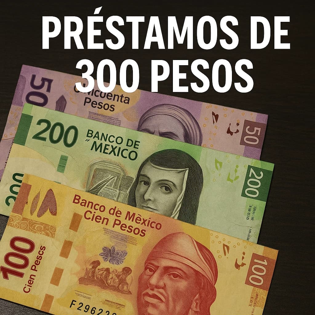 Préstamo de 300 pesos